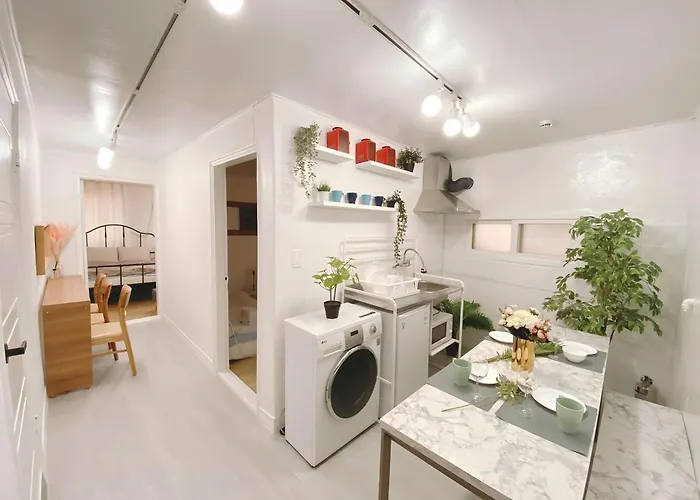 Certified, Hongdae 2min, 2br-1lr Apartamento Seul