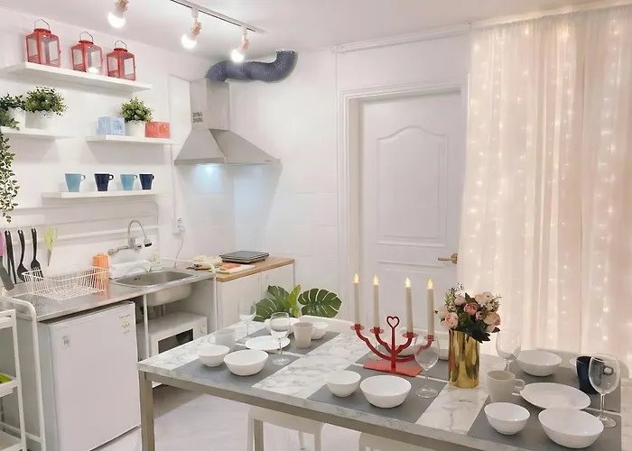 Certified, Hongdae 2min, 2br-1lr Apartamento *